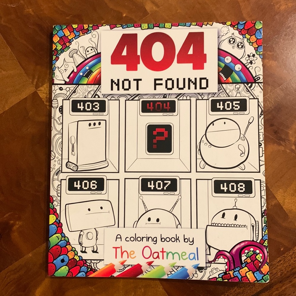 The Oatmeal colouring book - 404 not found